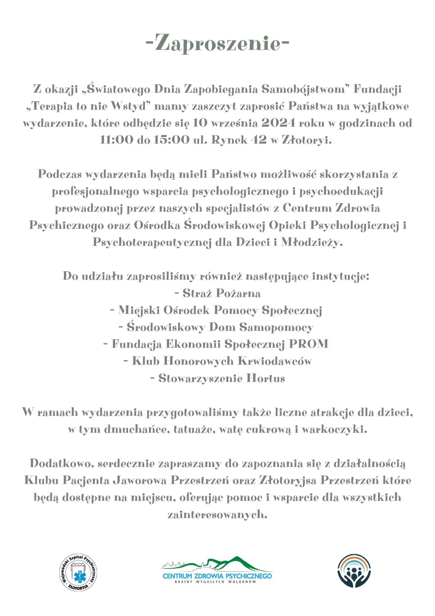 Zaproszenie na EVENT